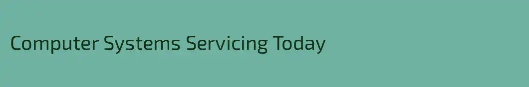 Computer Systems Servicing Today